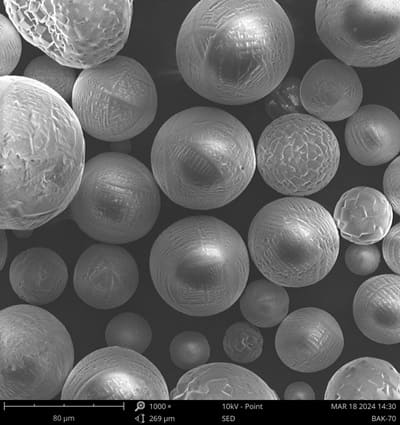 HMBAK-70 Alumina Spherical Powder (80 μm)_SEM