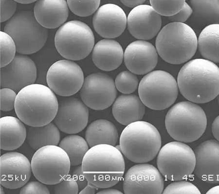 Bismuth spherical powder SEM