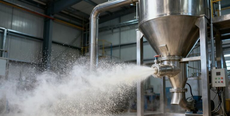 Understanding the Influence of Atomization Pressure on Granule Size Distribution in Industrial Spray Drying