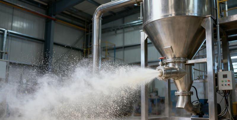 Understanding the Influence of Atomization Pressure on Granule Size Distribution in Industrial Spray Drying